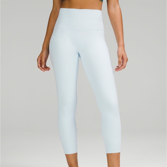 NWT Lululemon Align HR Pant 25" Leggings Powder Blue Size 12 - Picture 4 of 6